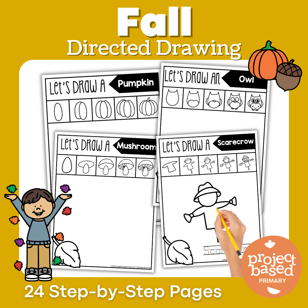 Fall Directed Drawing – Project Based Primary