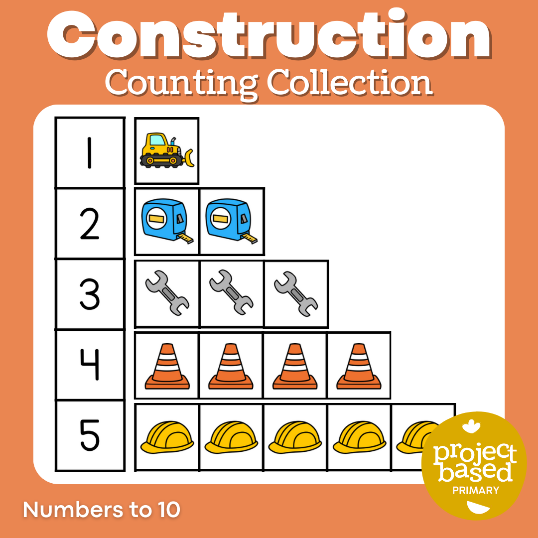 Construction Counting Collection – Project Based Primary