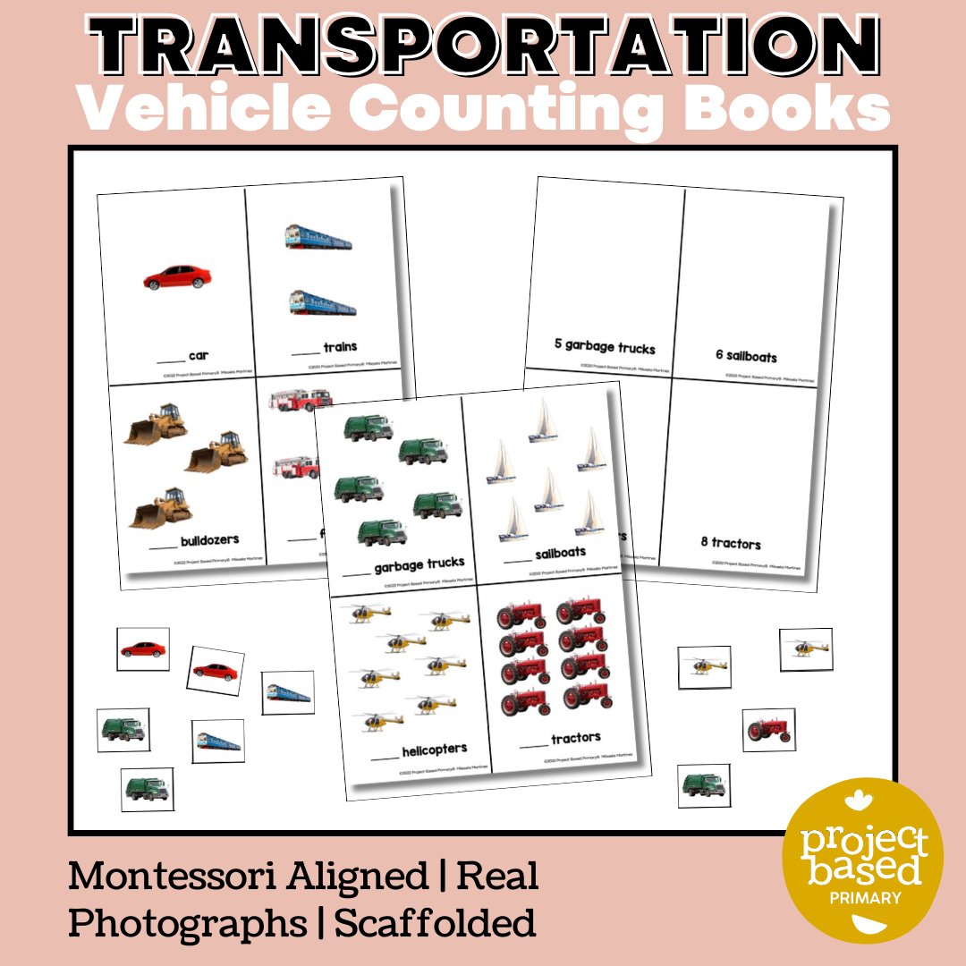 Vehicle Counting Books – Project Based Primary