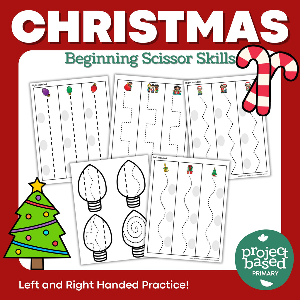 Christmas Beginning Cutting and Scissor Skills