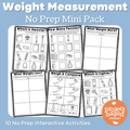 Weight Measurement No Prep Pack