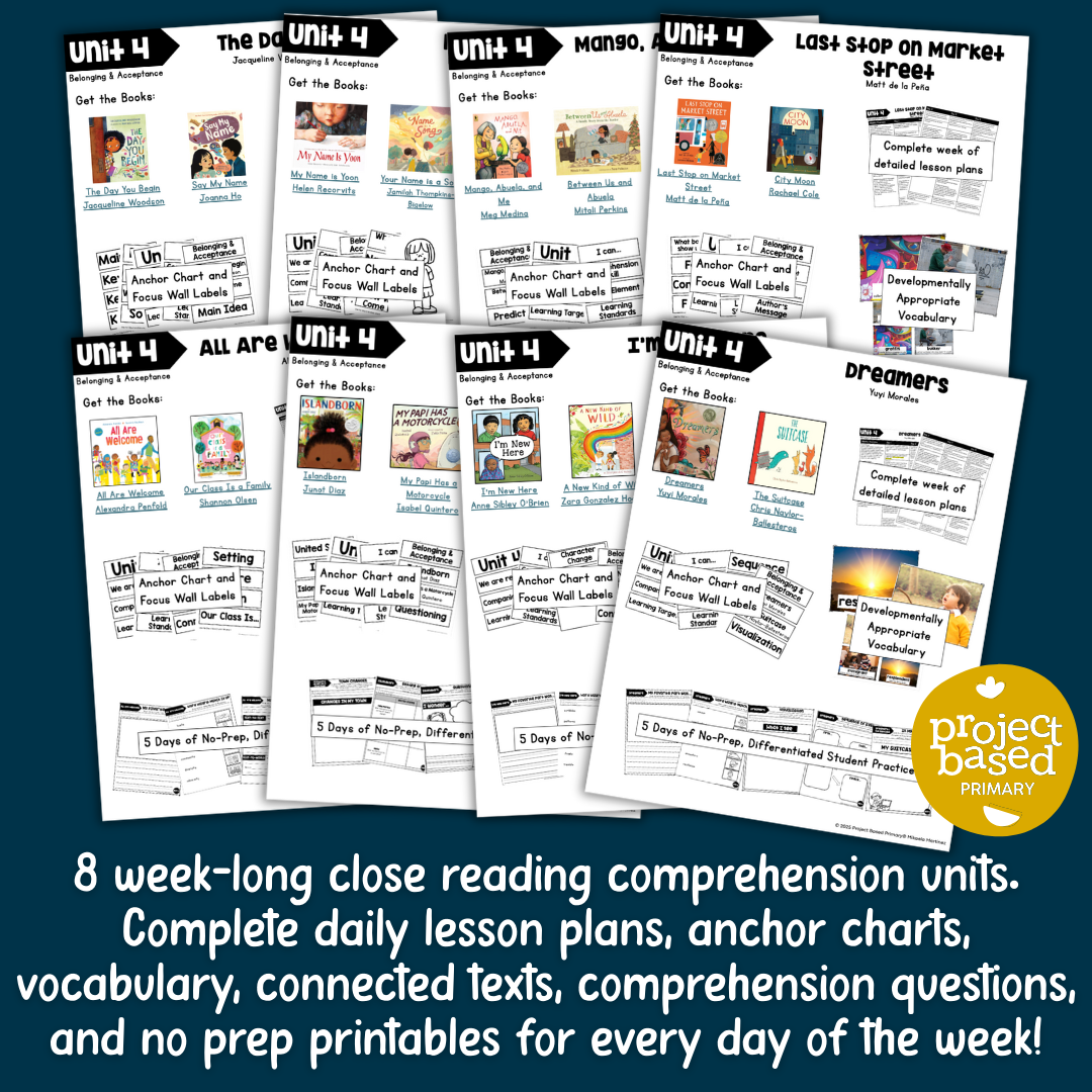 Unit 4: Belonging and Acceptance Belonging in Books™ Bundle