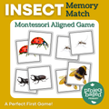 Insect Memory Match Game