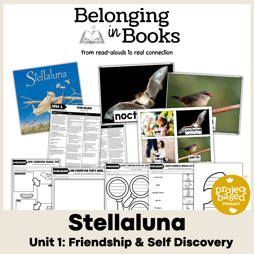 Unit 1: Friendship & Self Discovery Belonging in Books™ Bundle