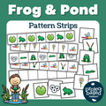 Frog and Pond Themed Pattern Building and Sequencing