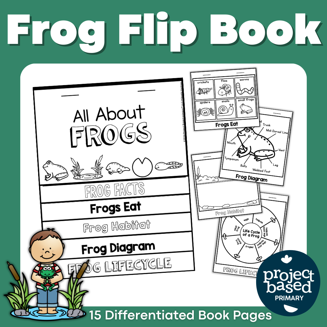 All About Frogs Flip Book
