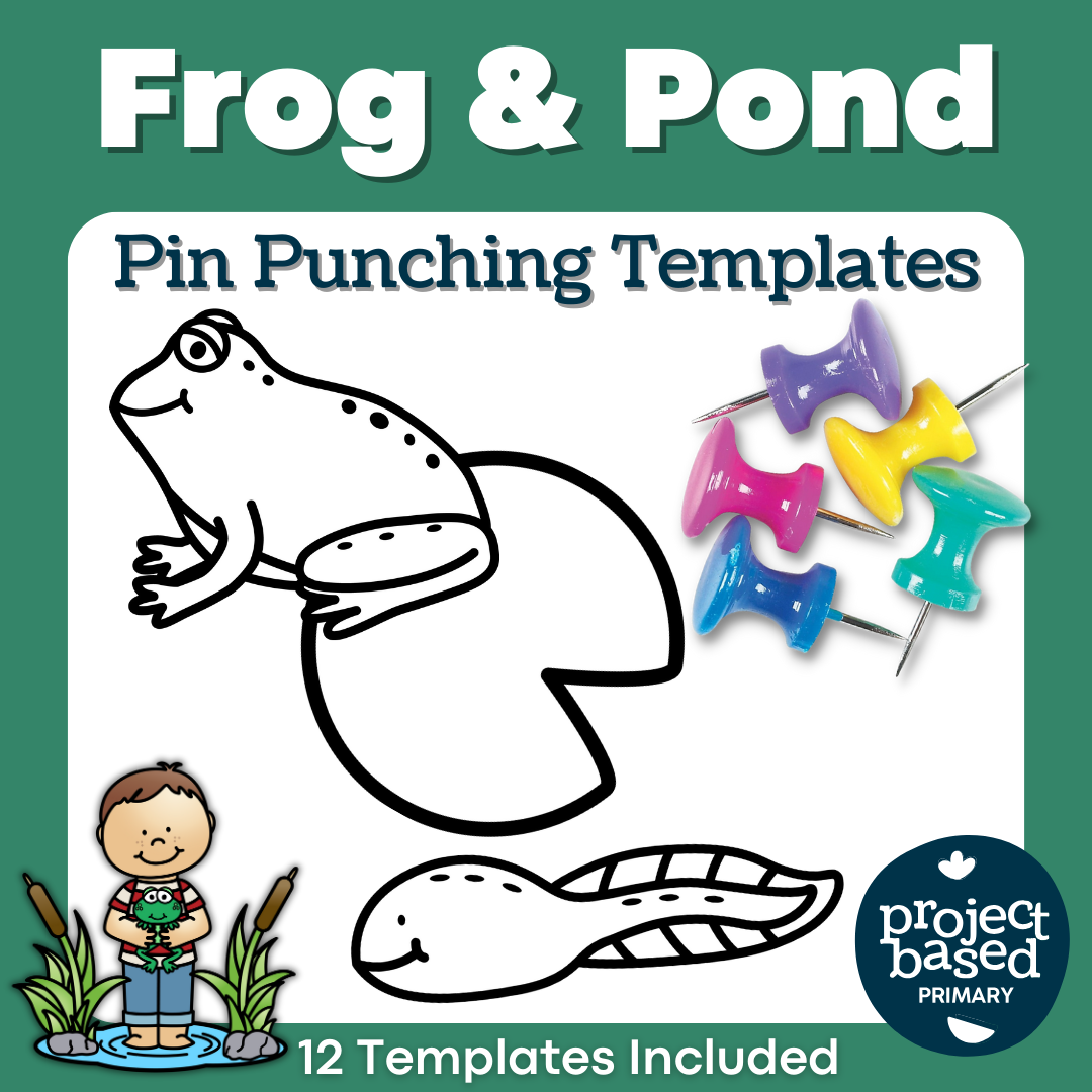 Frog and Pond Themed Pin Punching