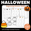 Halloween Beginning Cutting and Scissor Skills