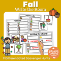 Fall Write the Room Scavenger Hunt