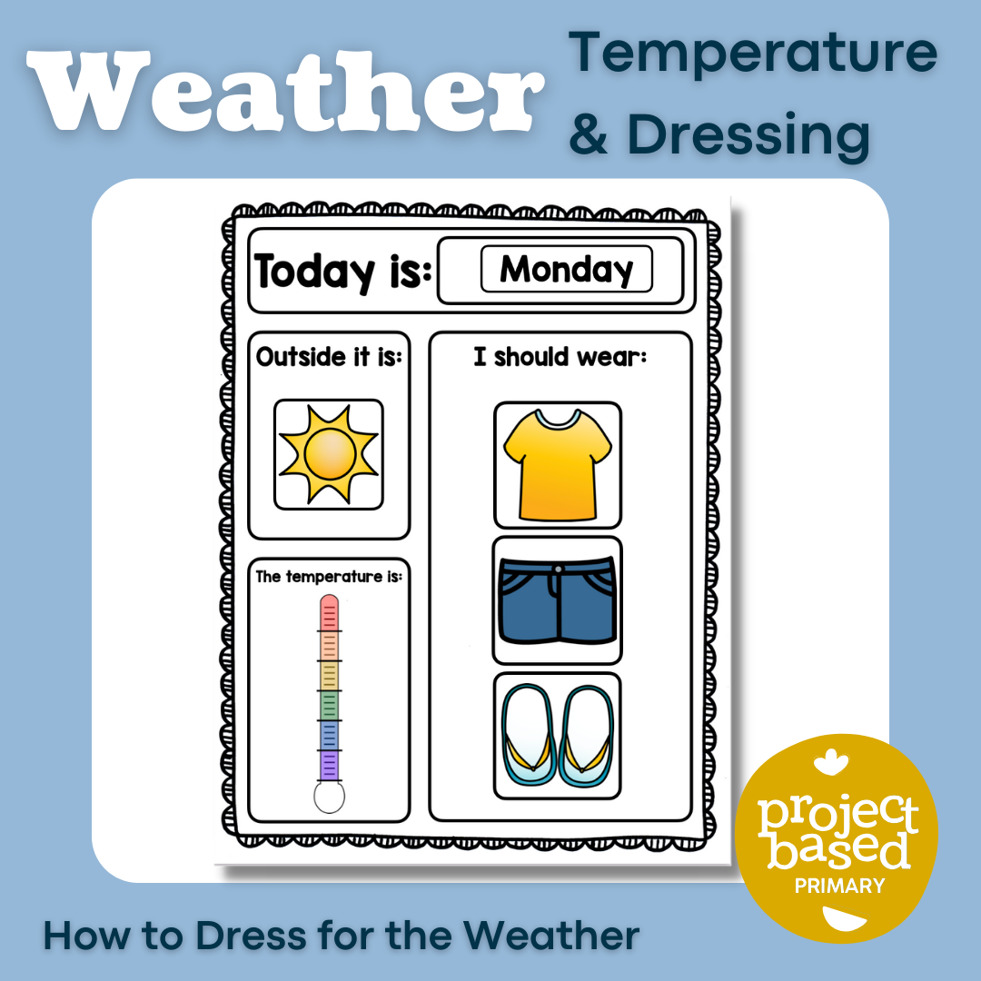 Dressing For the Weather Daily Routine Bilingual English & Spanish
