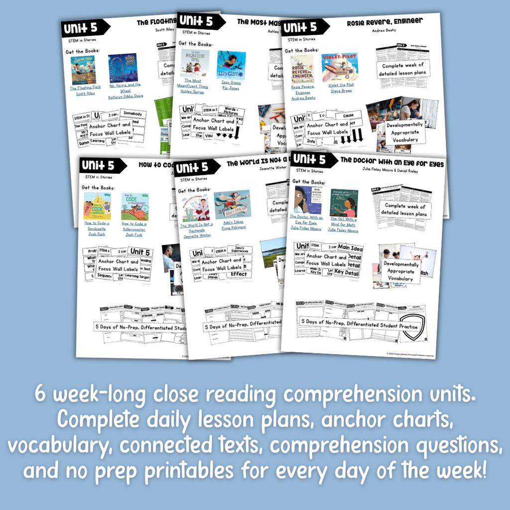 Unit 5: STEM in Stories Belonging in Books™ Bundle