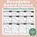 Decodable Phonics Board Games