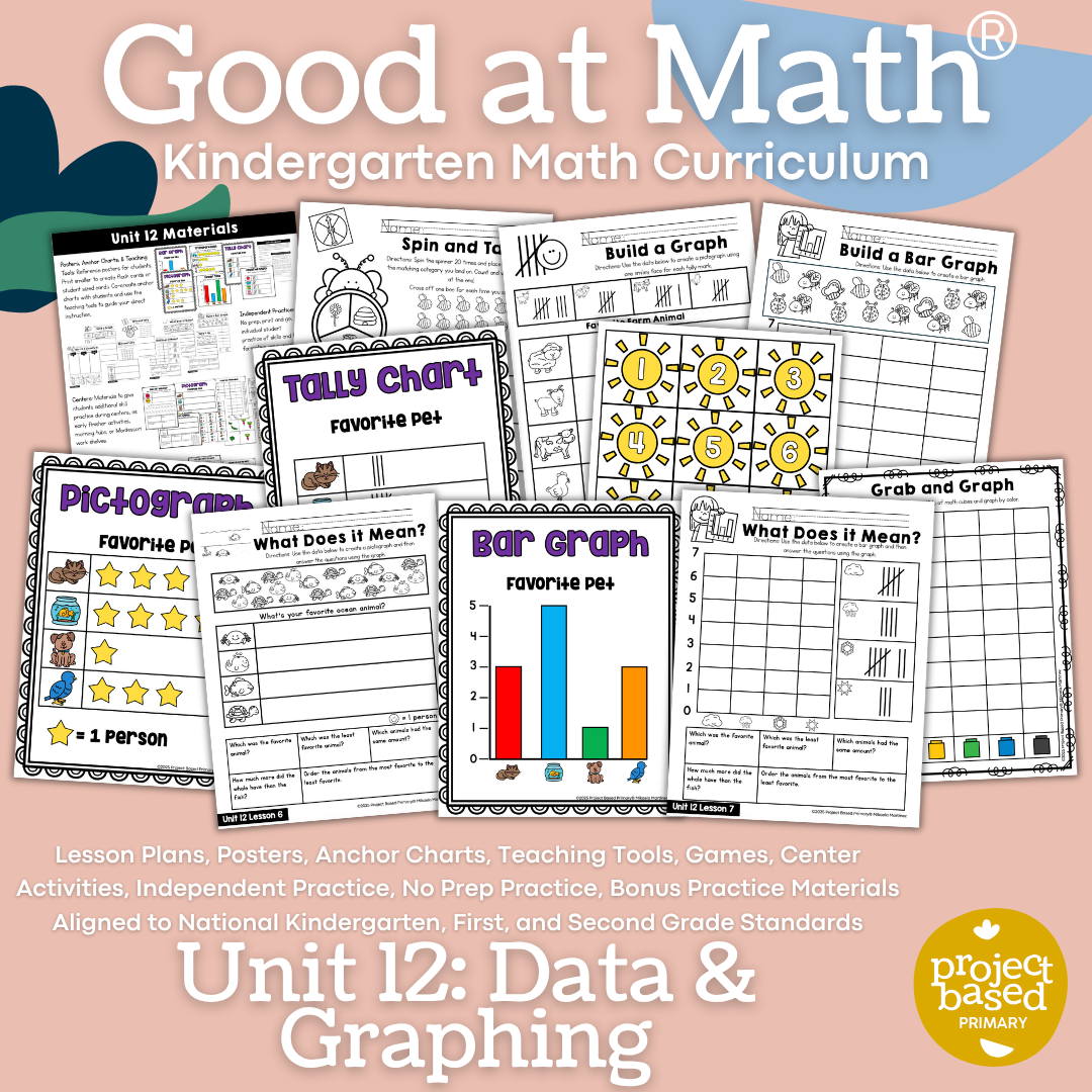 Good at Math® Kindergarten Math Curriculum Unit 12: Data & Graphing