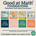 Good at Math® Foundations Preschool-PreK Curriculum BUNDLE