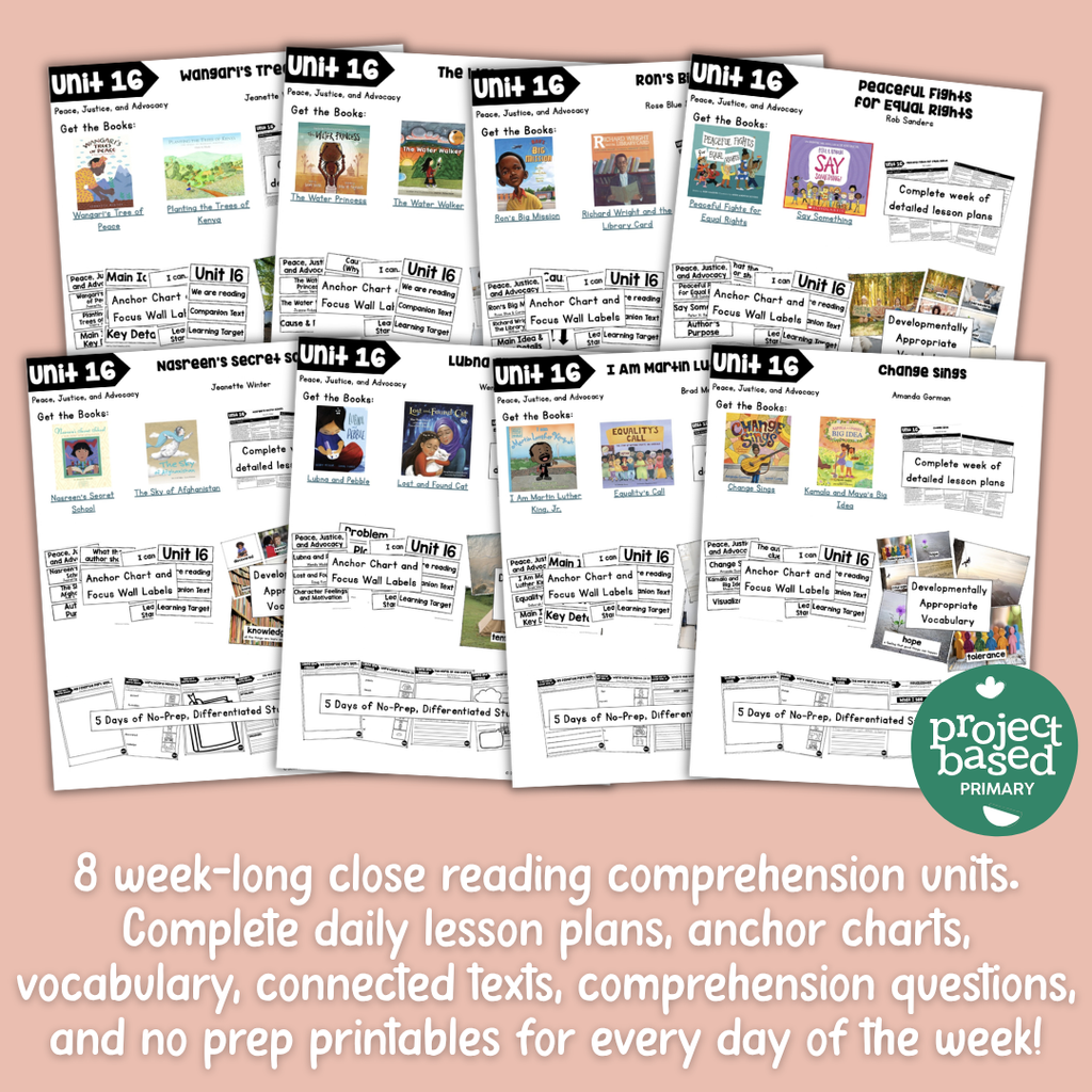 Unit 16: Peace, Justice, and Advocacy Belonging in Books™ Bundle