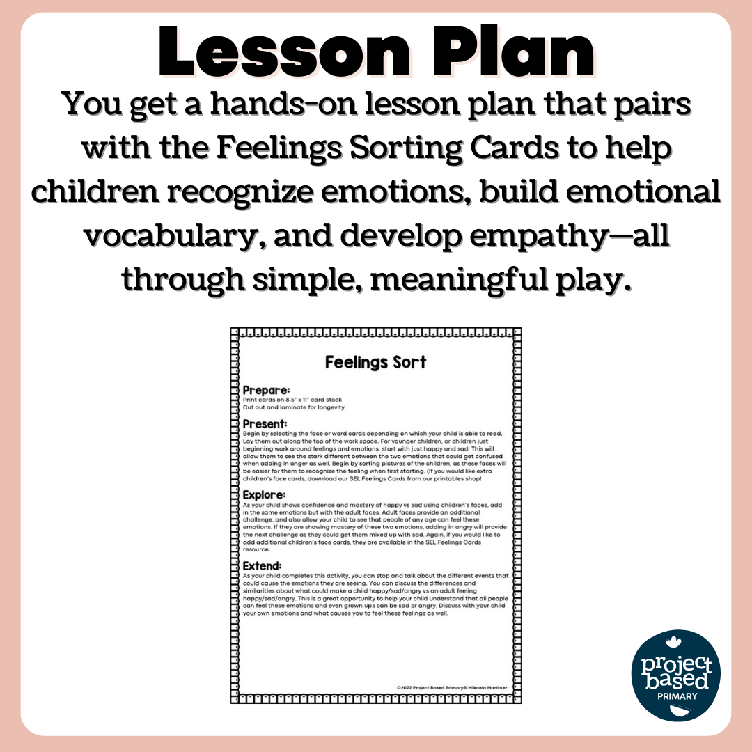 Feelings Sort | Social Emotional Learning
