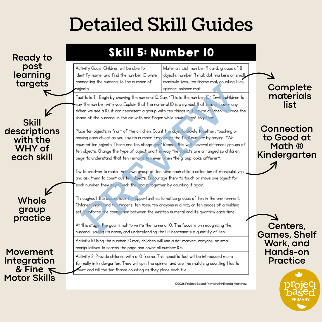 Good at Math® Foundations Unit 5: Numbers 6-10