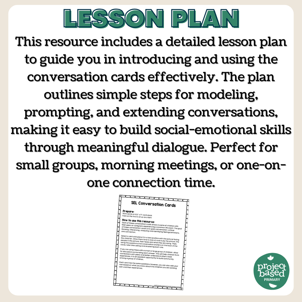 Conversation Cards | Social Emotional Learning