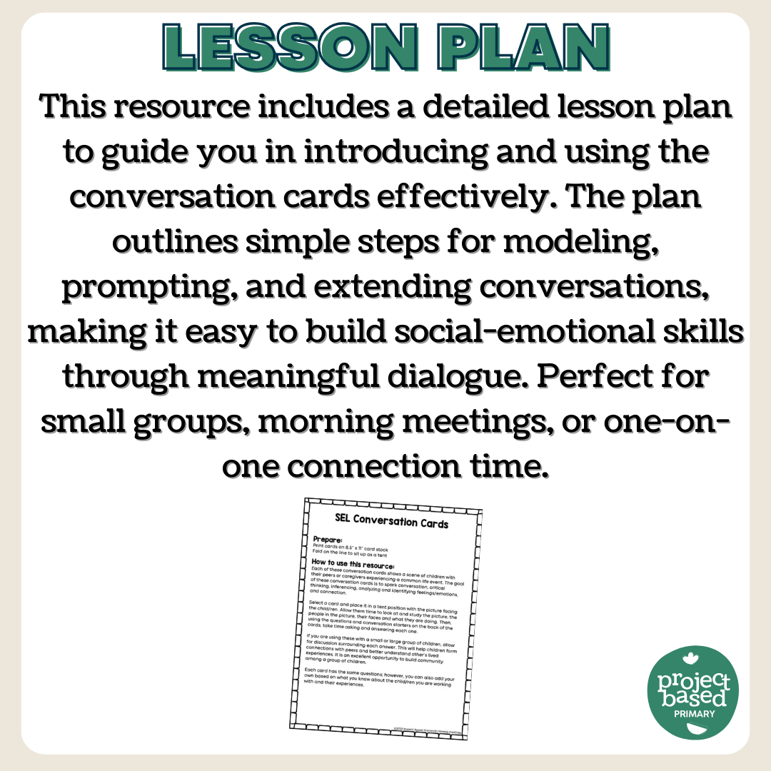 Conversation Cards | Social Emotional Learning