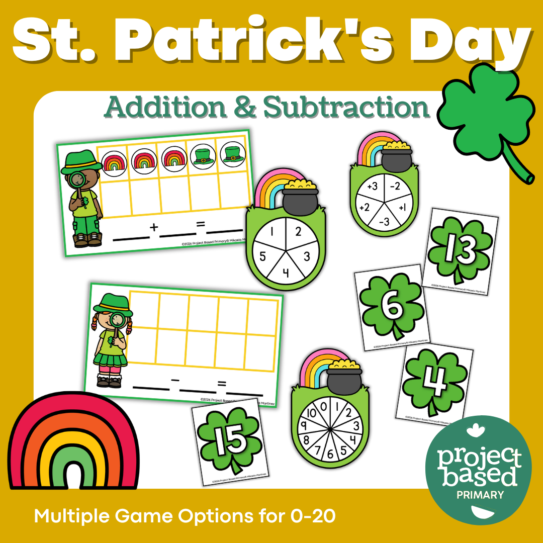 St. Patrick's Day Addition & Subtraction