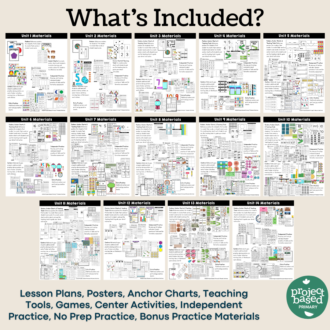 Good at Math® Kindergarten Math Curriculum BUNDLE