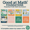 Good at Math® Foundations Preschool-PreK Curriculum BUNDLE