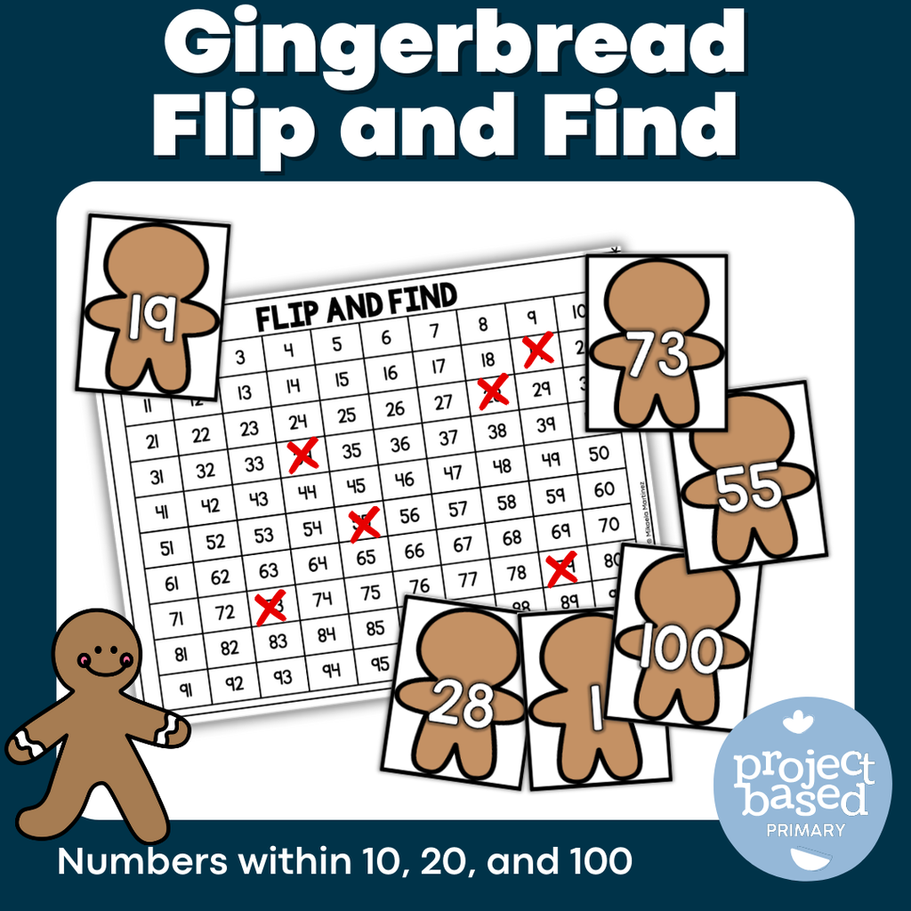 Gingerbread Flip and Find Numbers within 100
