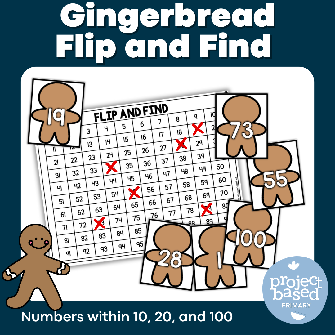 Gingerbread Flip and Find Numbers within 100