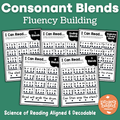 Blends Reading Fluency No Prep Pack