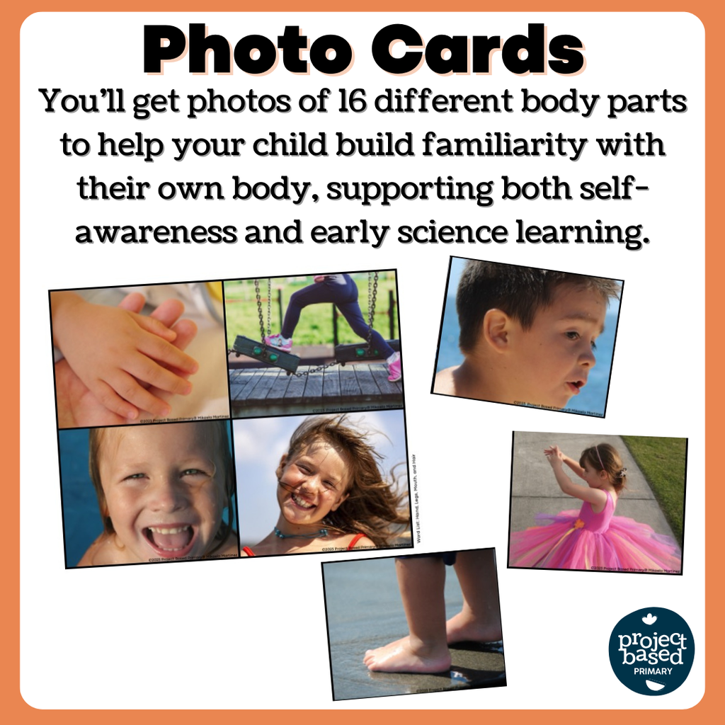 Parts of Me Body Parts Cards