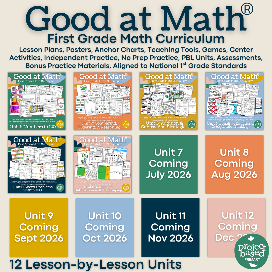 Good at Math® First Grade Math Curriculum BUNDLE