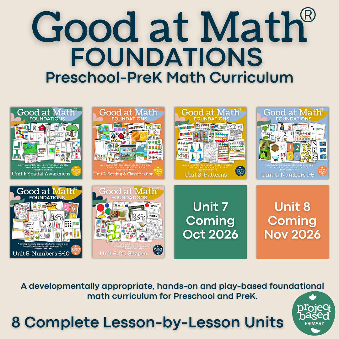 Good at Math® Foundations Preschool-PreK Curriculum BUNDLE