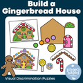 Build a Gingerbread House Visual Discrimination Puzzles