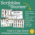 Kindergarten Writing Curriculum Scribbles to Stories® Unit 1: I Can Draw