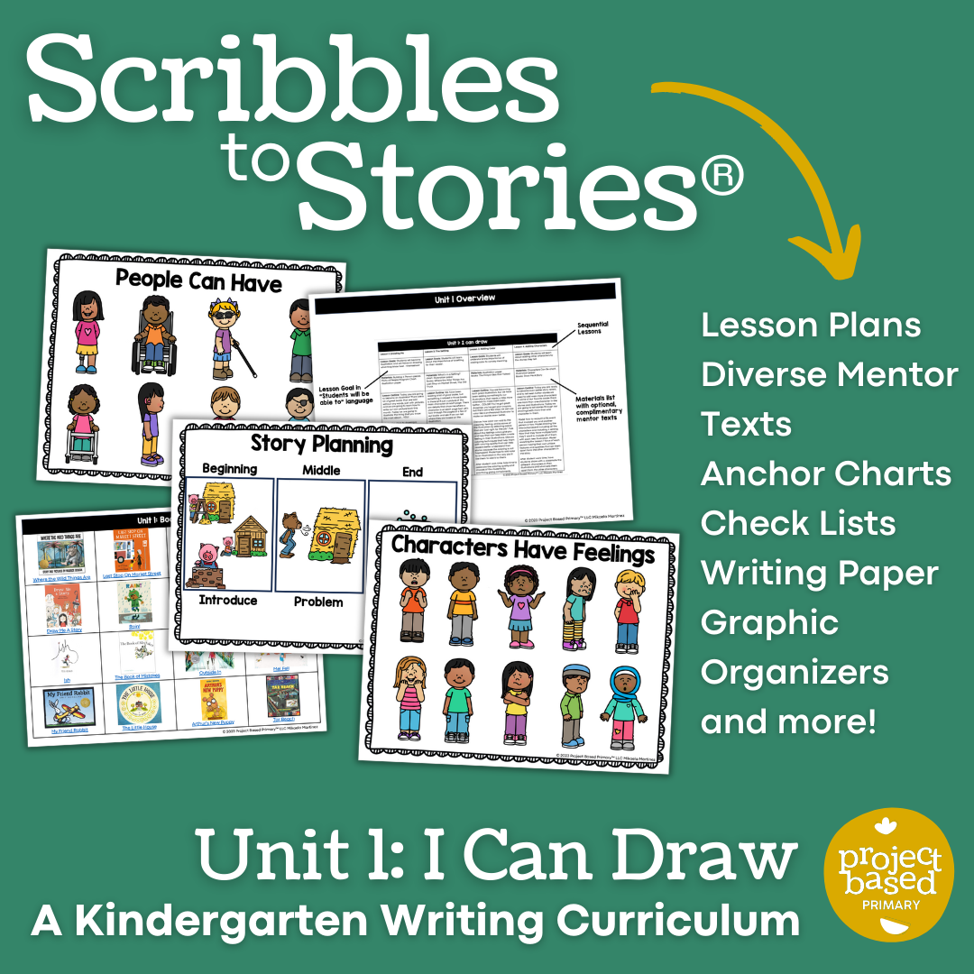 Kindergarten Writing Curriculum Scribbles to Stories® Unit 1: I Can Draw