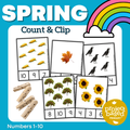 Spring Count and Clip Cards