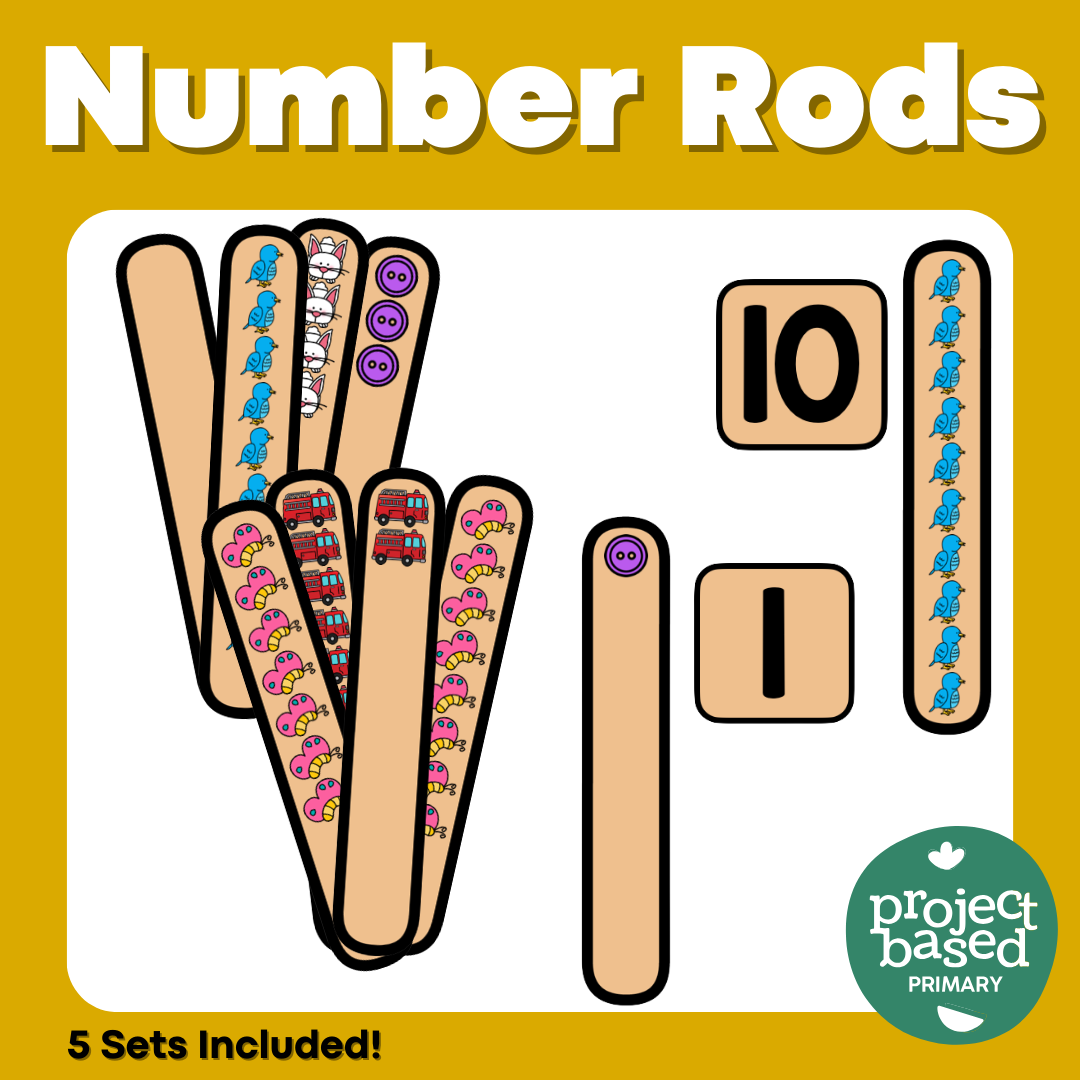 Counting Number Rods – Project Based Primary