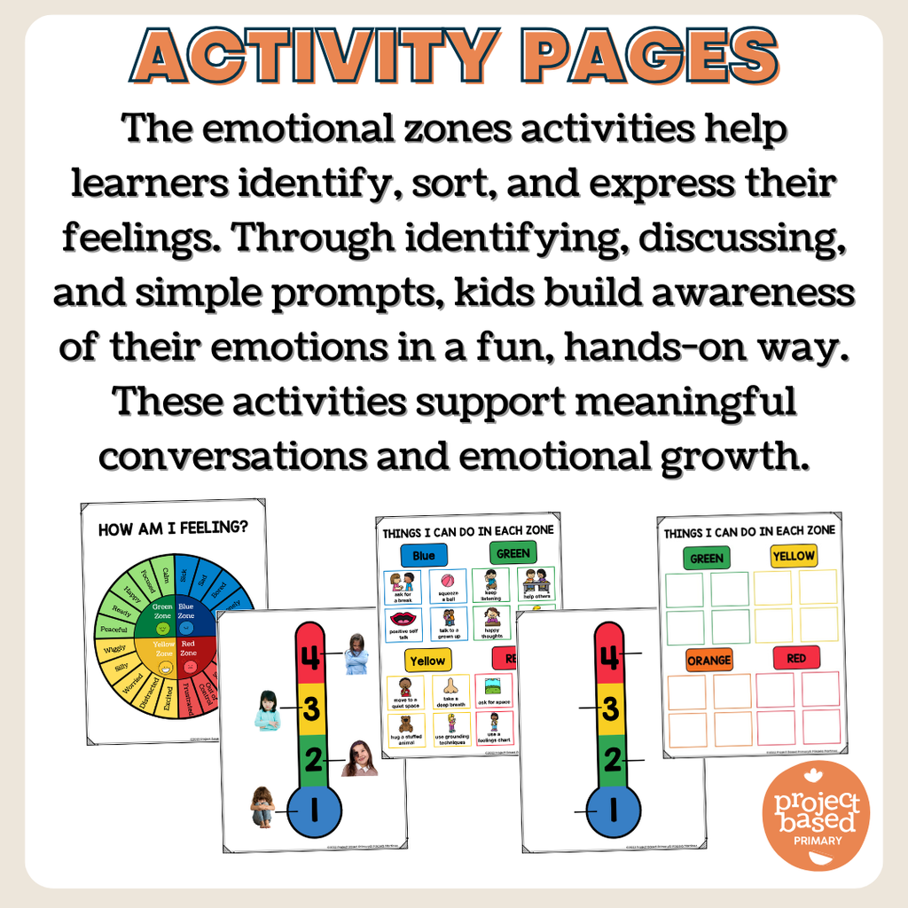 Thermometer Feelings/Zones Check In | Social Emotional Learning