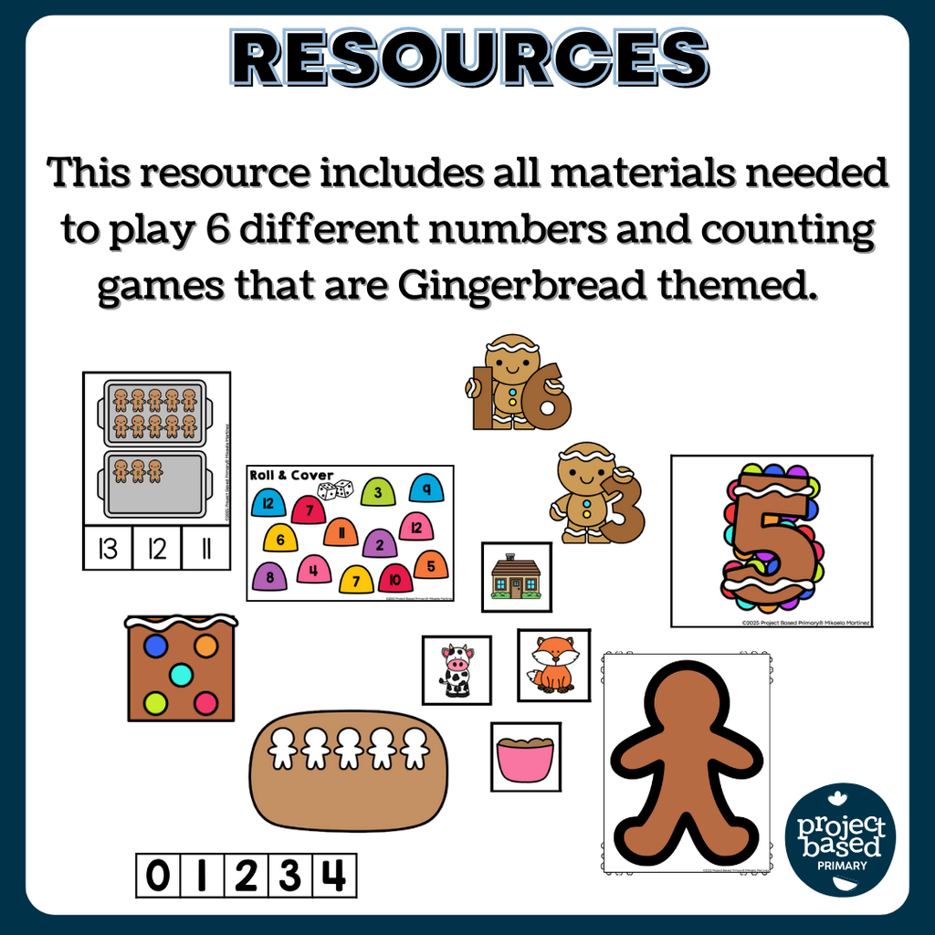 Gingerbread Numbers and Counting Pack