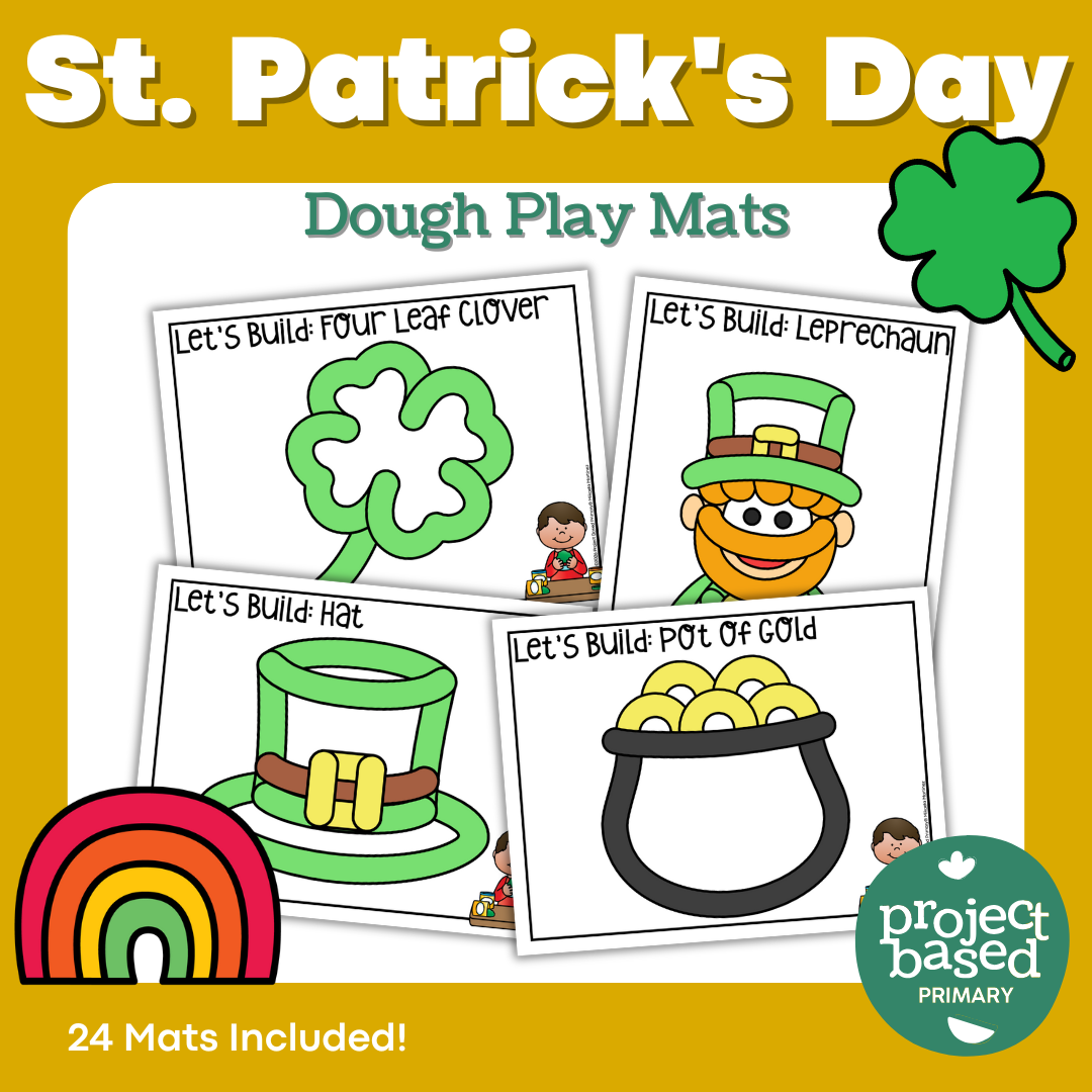 St. Patrick's Day Dough Play Mats