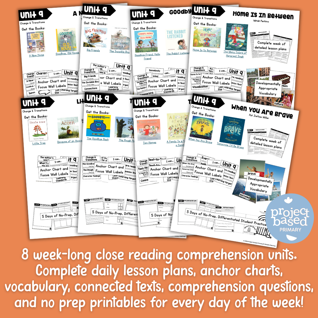 Unit 9: Change & Transitions Belonging in Books™ Bundle