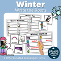 Winter Write the Room Scavenger Hunt