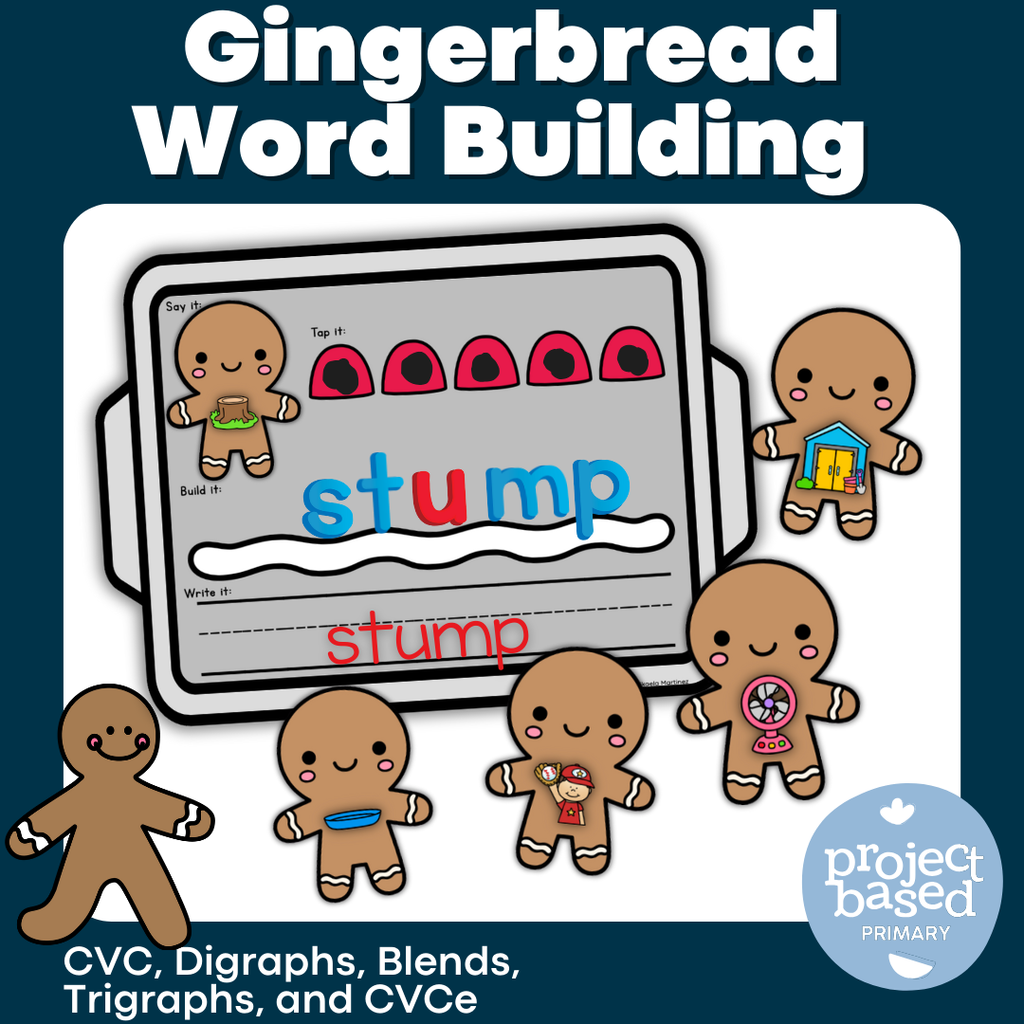 Gingerbread Man Word Building Center