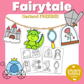Fairytale garland FREEBIE