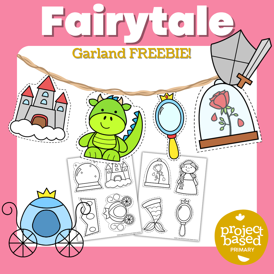Fairytale garland FREEBIE