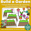 Build A Garden Visual Discrimination & Listening Comprehension Puzzles
