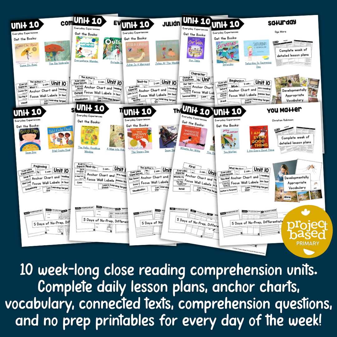Unit 10: Everyday Experiences Belonging in Books™ Bundle