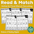 Blends Decoding Read and Match No Prep Pack
