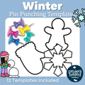 Winter Themed Pin Punching