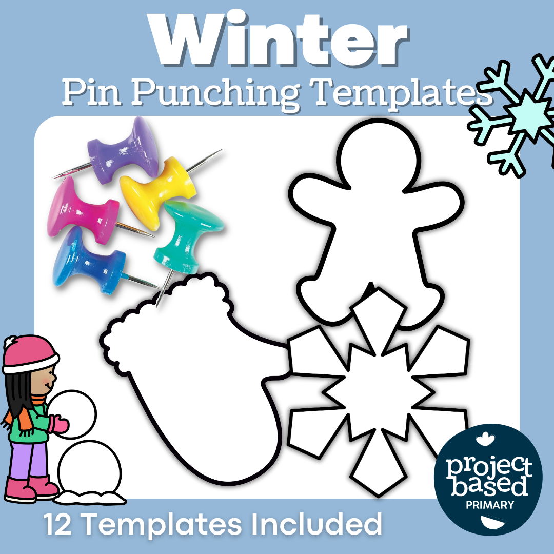 Winter Themed Pin Punching